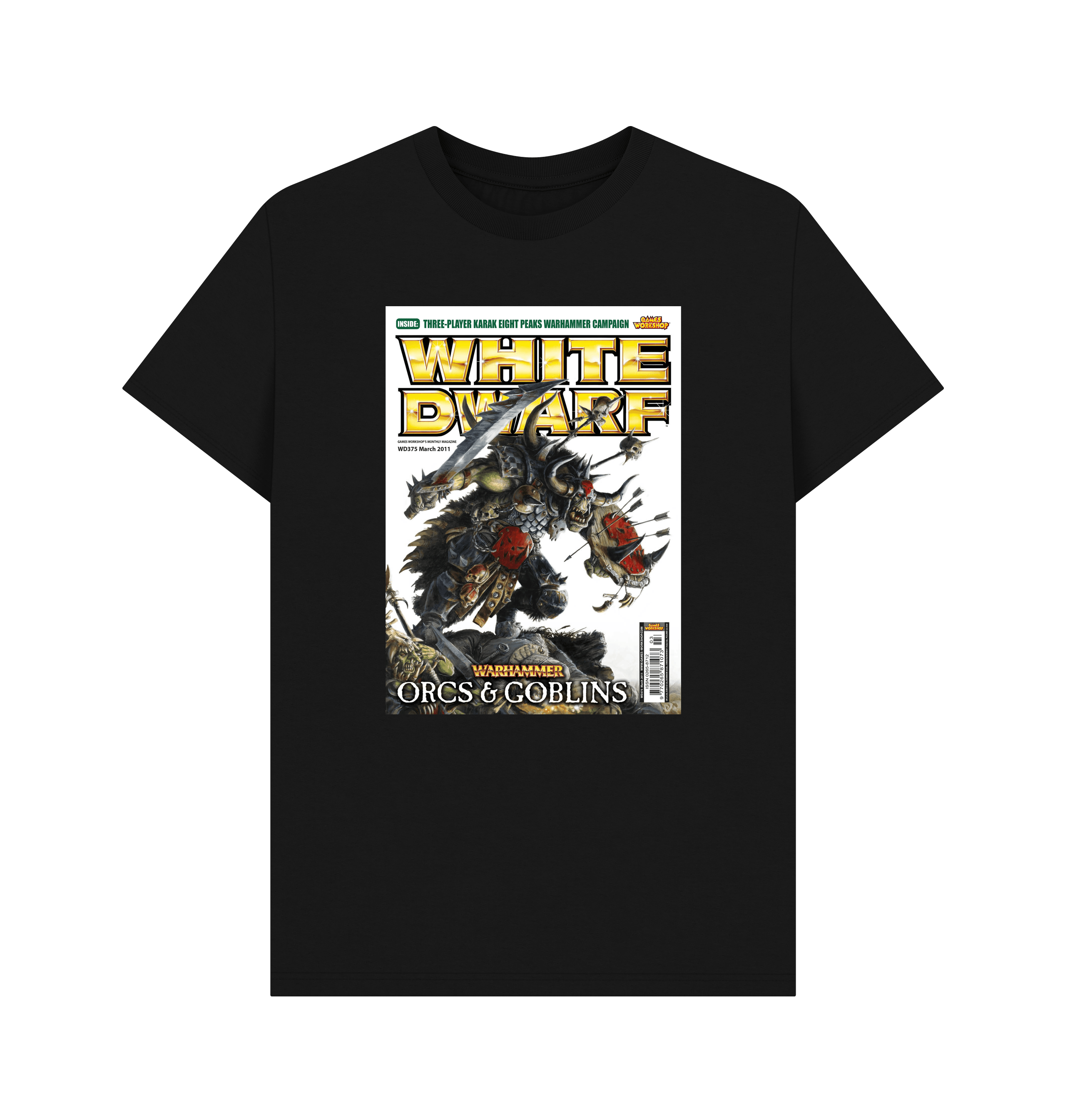 Black White Dwarf Issue 375 T Shirt